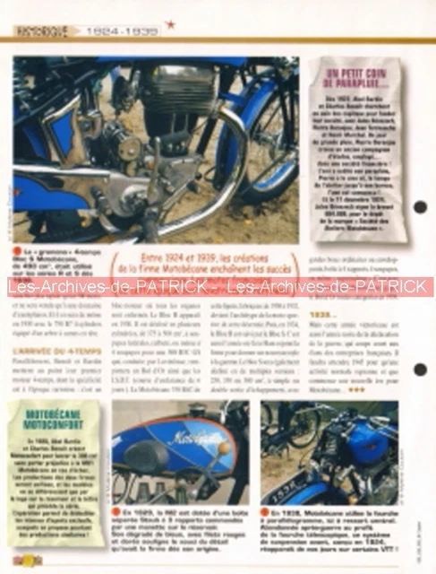 MOTO JOE BAR TEAM SERIE 2 N° 65 MOTOBECANE 125 LT3 COUPE 1976