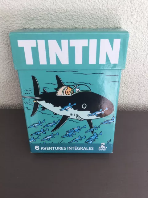 Coffret N°1 Edition limitée-2 Dvd-Tintin:6 Aventures intégrales-Citel vidéo 2011