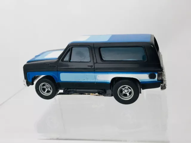 AFX Aurora Chevy Blazer, Black/Blue, AFX Flamethrower Chassis, Working Lights 2