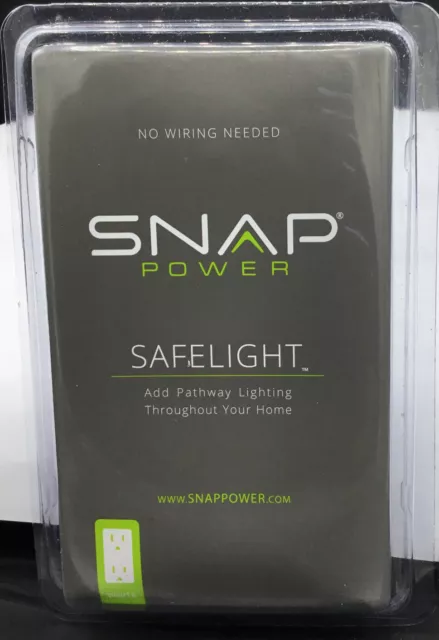SnapPower SafeLight - Child & Baby Safety Outlet Wall Cover w/ Pathway Light