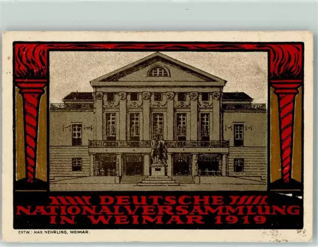 13246529 - 5300 Weimar Deutsche Nationalversammlung 1919 Wntw. Max Nehrling +