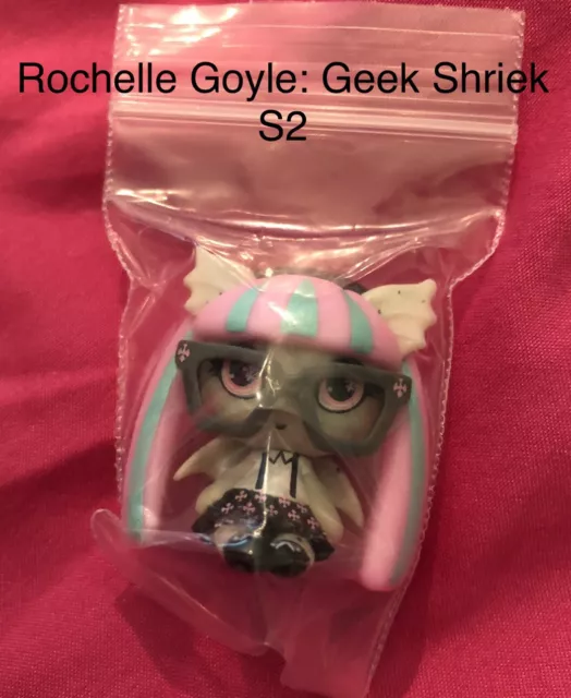Monster High Minis 2016 Season 2-Rochelle Goyle: Geek Shriek. Pink/Blue Hair