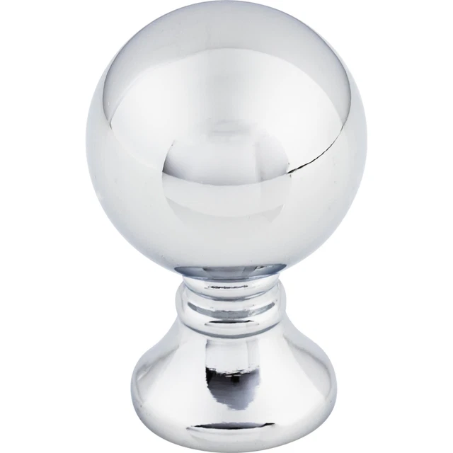 Top Knobs Cabinet  Kara Knob 1 Inch Polished Chrome