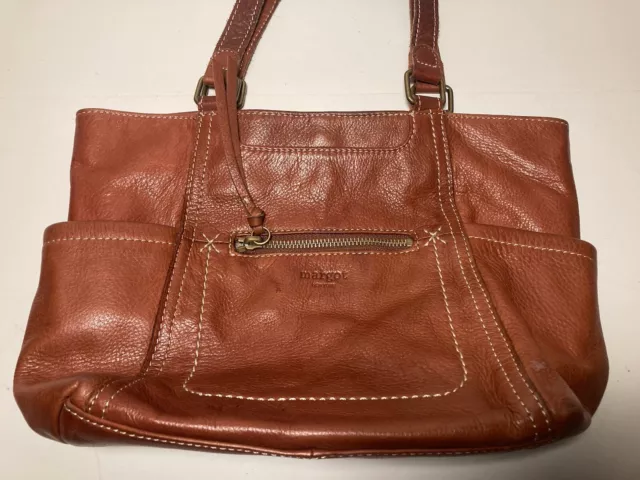 Margot Brand Brown Color Faux Leather Women’s Hand Bag 2