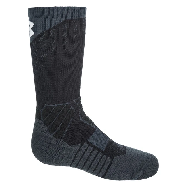 2 Pairs NEW Under Armour Socks Boys LARGE (1-4) Drive Basketball Crew r Socks