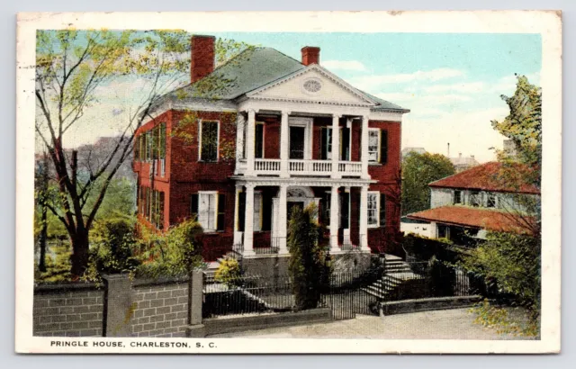 1920S PRINGLE HOUSE Mile Brewton Charleston South Carolina SC Vintage ...