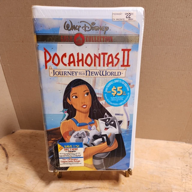 Pocahontas II Journey To A New World VHS Movie Walt Disney Gold Clamshell SEALED