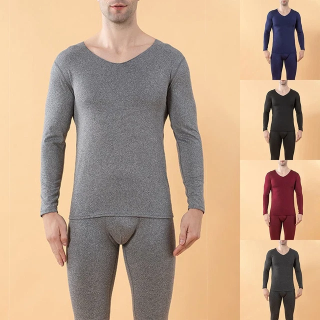 Ensemble de pantalons longs durables pour hommes polaires Johns L-3XL sous-vête