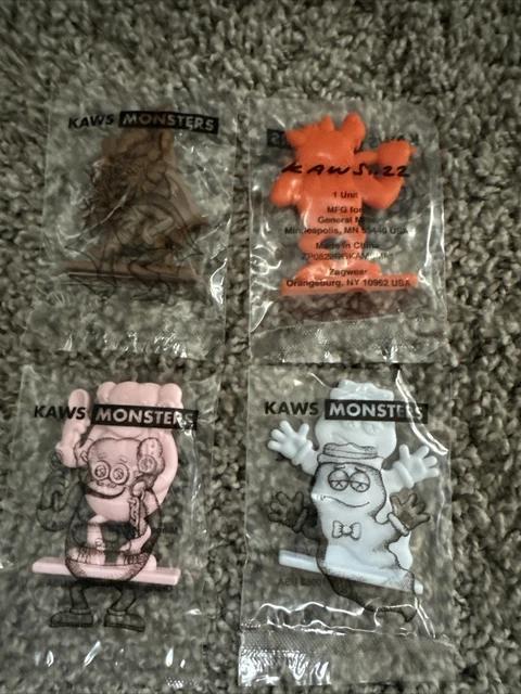 SEALED NEW Monsters Figures Set (All 4) Limited Edition General Mills 2022