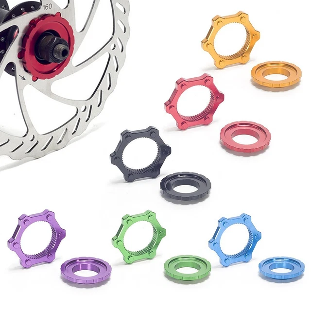 Bike Hub Disc Brake Adapters/MTB/Cycling Centerlock To 6-Bolt Rotor Conversion