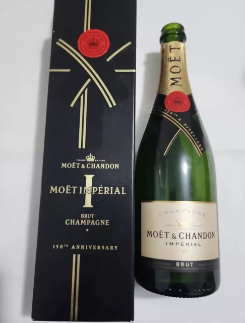 Empty Bottle Moet Chandon Imperial Champagne Bottle And Box