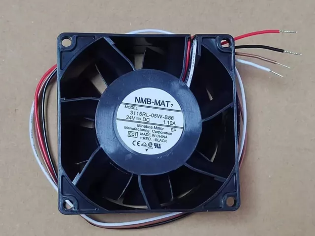 1PC NMB-MAT 3115RL-05W-B86 24V 1.10A 8CM 4-wire inverter cooling fan