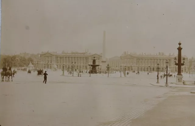 Paris 1900 Photographie ancienne 1900 Place de la Concorde