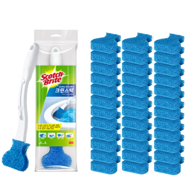 3M SCOTCH BRITE Disposable Toilet Bowl Cleaner Clean Stick Handle