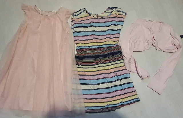 Girls 6-8 Bundle 10 item H&M George Next Gap trousers dresses tops vgc