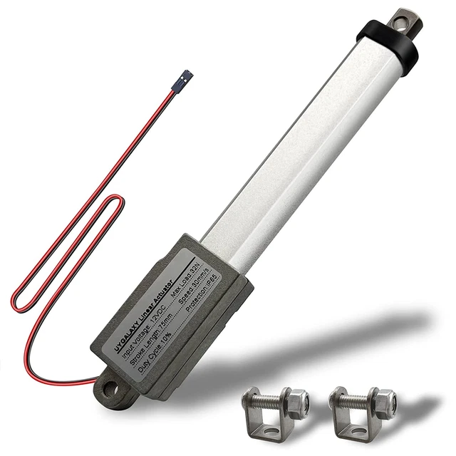 3″ Stroke Micro Electric Linear Actuator 12V - 32N/7.2Lb Speed 1.2″/...