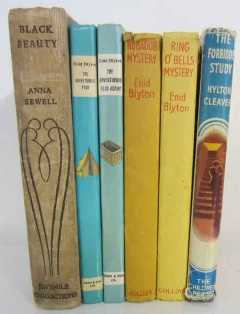 Vintage 1960s Children's Books Enid Blyton, Hylton Cleaver, Anna Sewell Job Lot
