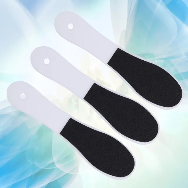 3 pz plastica robusta rimozione calli bifacciali pedicure rimozione piedi