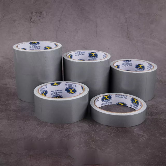 10m Super Sticky Cloth Tape Carpet Floor Waterproof High Sticky Silver Gray Tap‘