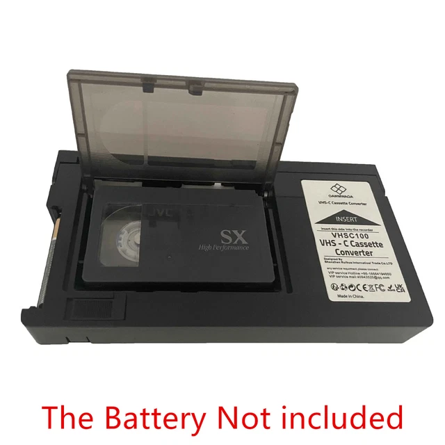 VHSC CASSETTE ADAPTER for VHSC SVHS Camcorders RCA Sealed Motorized Music Part 68.19