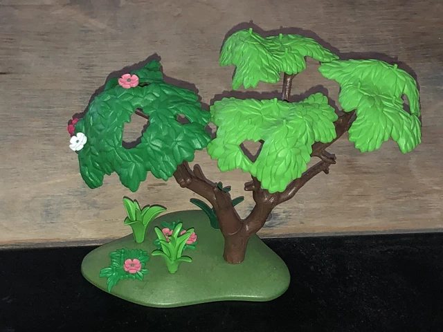 Arbre Et Végétation Vintage PLAYMOBIL – Set 4185 De 2007 – Occasion Bon état – Lot Décoration Western/safari