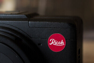 3x Red sticker for Ricoh GR Digital I II III 1 2 3 Street Edition Leica M Camera