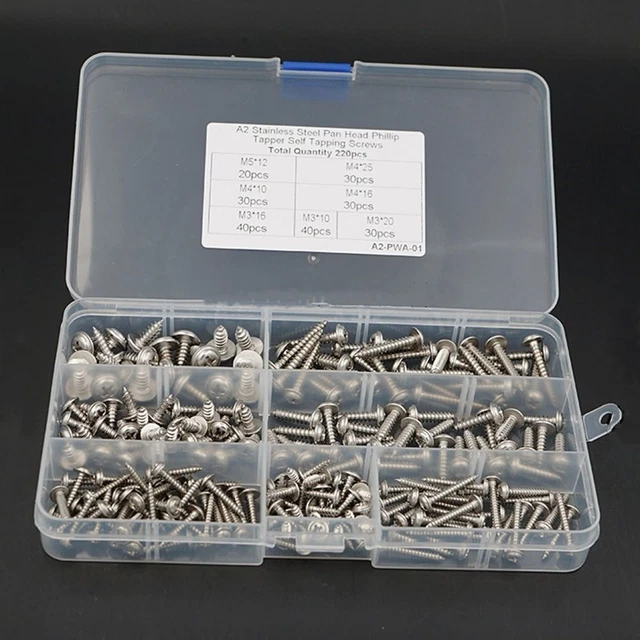 100 Vis Auto-taraudeuses à Tête Bombée (truss) Fendue - Inox, 6 X 1/2 Pouce, Pour Métal Et Bois | Marque Accurate