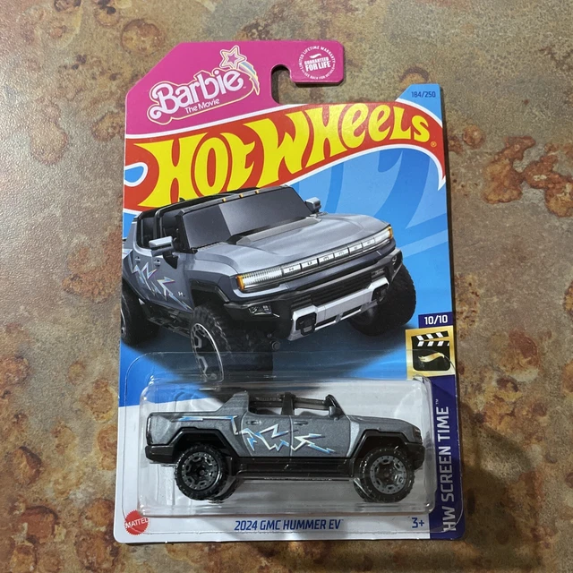 HOT WHEELS 2023 Barbie The Movie 2024 GMC Hummer EV (Sliver) HW Screen