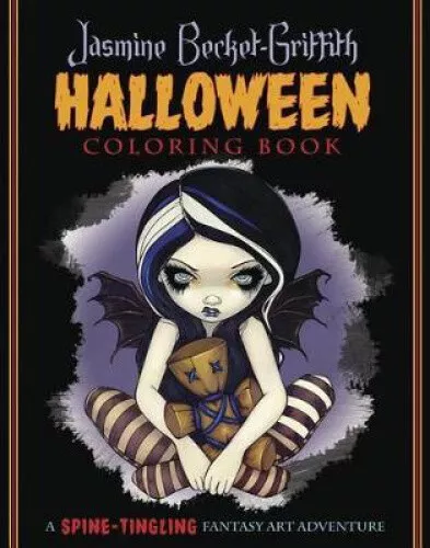 Jasmine Becket-Griffith Halloween Coloring Book: A Spine-Tingling Fantasy Art