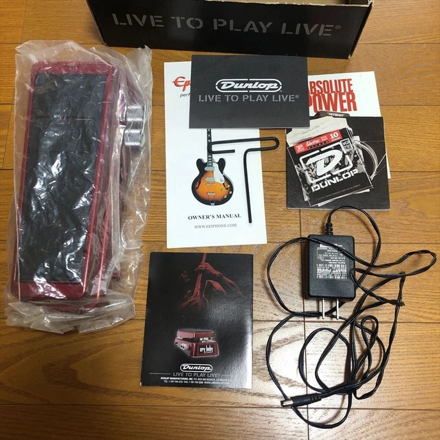 Utilisé Slash Signature Cry Baby Wah Distorsion Pédale Jim Dunlop
