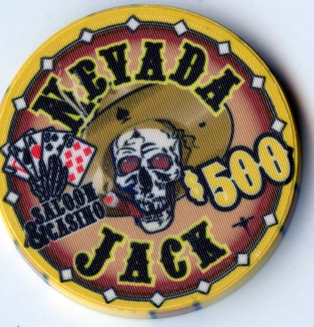 Sample Chips: Nevada Jack 500.00