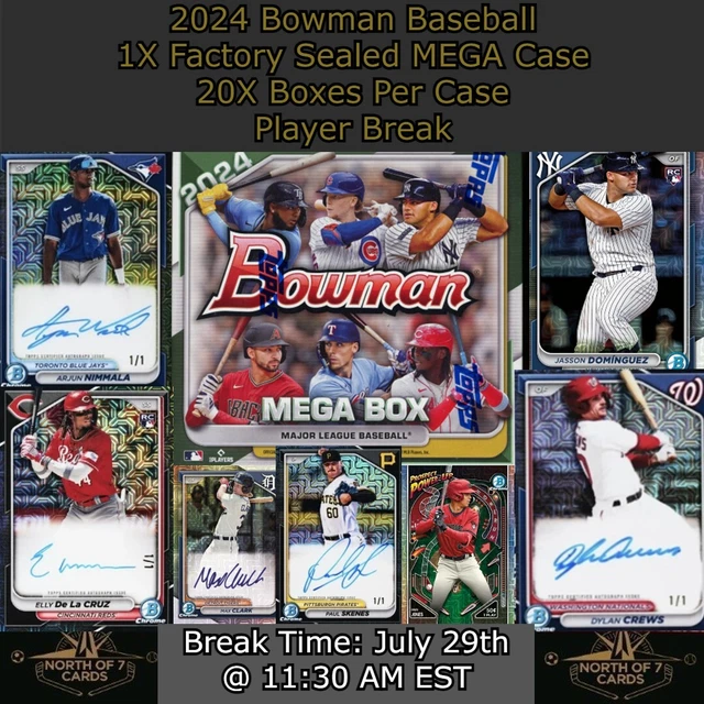 PAUL SKENES 2024 Bowman Baseball MEGA 1X étui Player Break 48 EUR