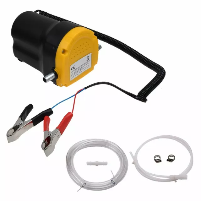 12V-Öl Absaugpumpe+2 Schlauch Umfüll Pumpe 60W Saugpumpe Benzin Diesel Ölpumpe.