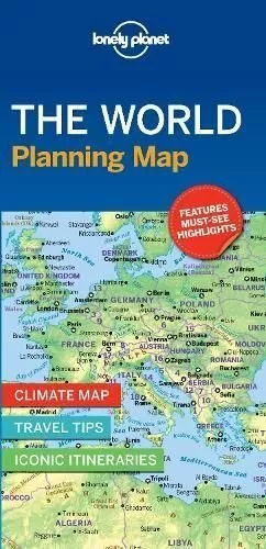 Lonely Planet The World Planning Map by Lonely Planet 9781786579119 | Brand New