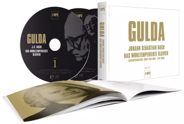 Friedrich Gulda - Das Wohltemperierte Klavier 4 Cd Neu Bach,Johann Sebastian