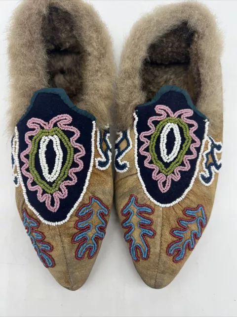 Old Tlingit Beaded Moccasins Old Tlingit Beaded Moccasins