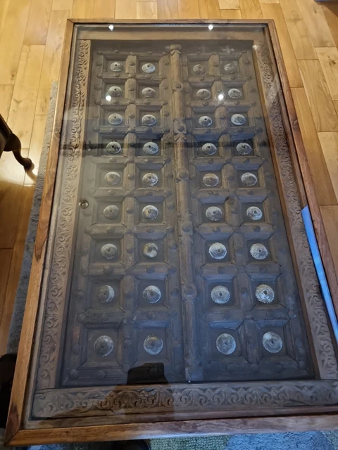 Old  antique door/window shutter Table