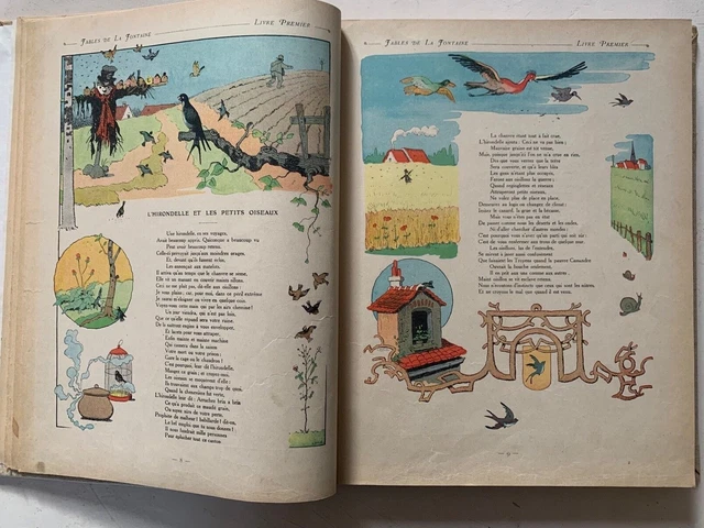 La Fontaine - Fables - Tallandier - B. Rabier - 1906 - Tome 1