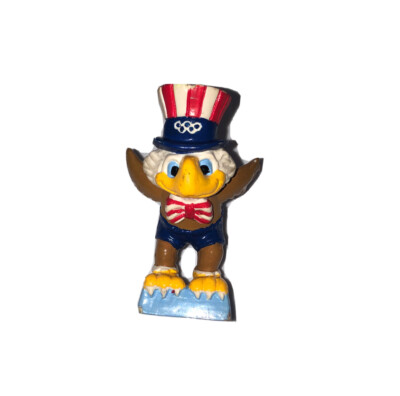 1984 LA OLYMPICS Mascot Sam The Eagle Swimming Diving Figure W. Berrie