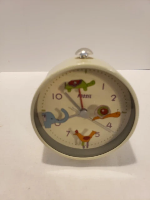 Fossil Alarm Clock - Elephant, Turtle, Rooster, Snail - Works Great!