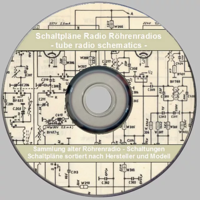 über 8800 Schaltpläne Radio Röhrenradio tube radio schematics Schaltungen Röhre