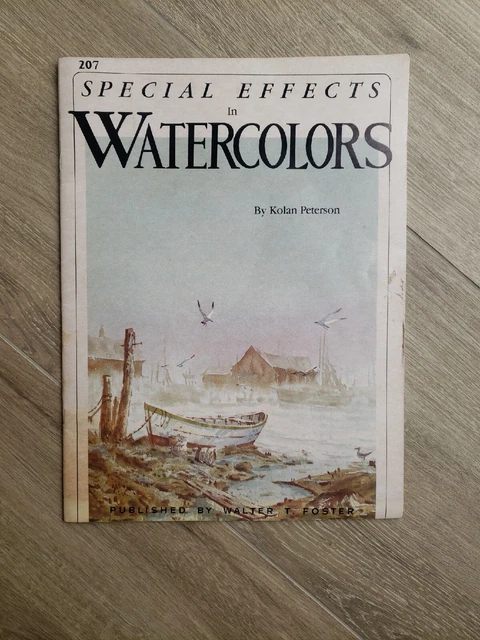 1984 efectos especiales en acuarelas de Kolan Peterson publicados por Walter Foster