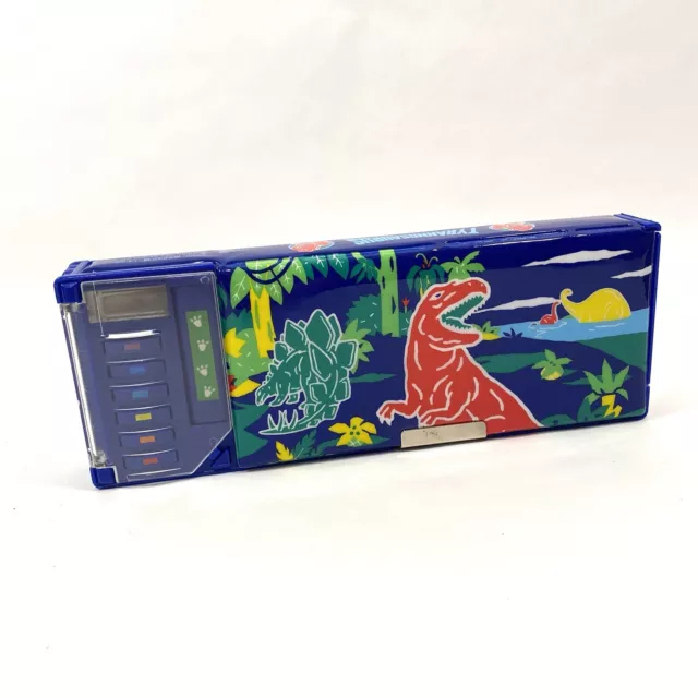 Vintage RARE 1993 Sanrio Tyrannosaurus Dinosaur Multifunction Pencil Case Holder