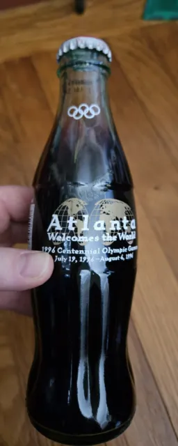 Coca-Cola 8oz. Bottle Atlanta Welcomes the World 1996 Olympic Games