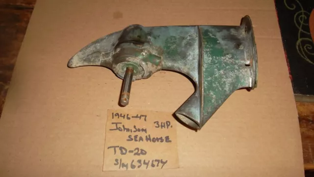 Vintage Johnson-Sea Horse 5HP TD-20 Outboard 1946-50- Lower Unit- LOOK