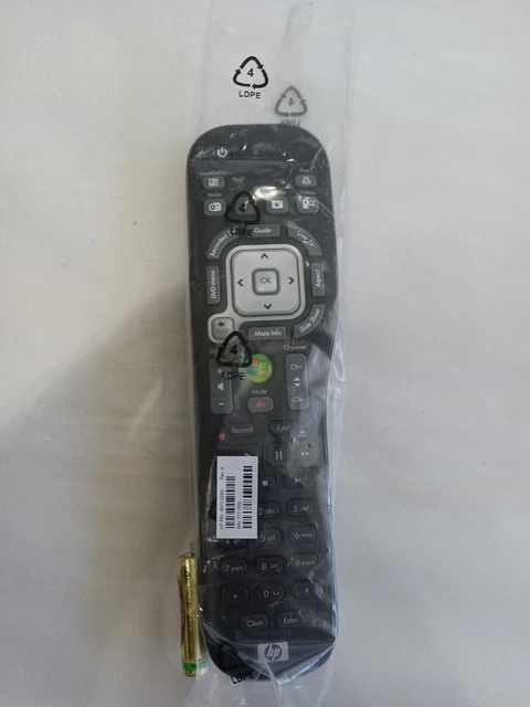 HP Remote Control Model TSGH-IR01 Touchsmart Windows PC Media Center 5070-2583