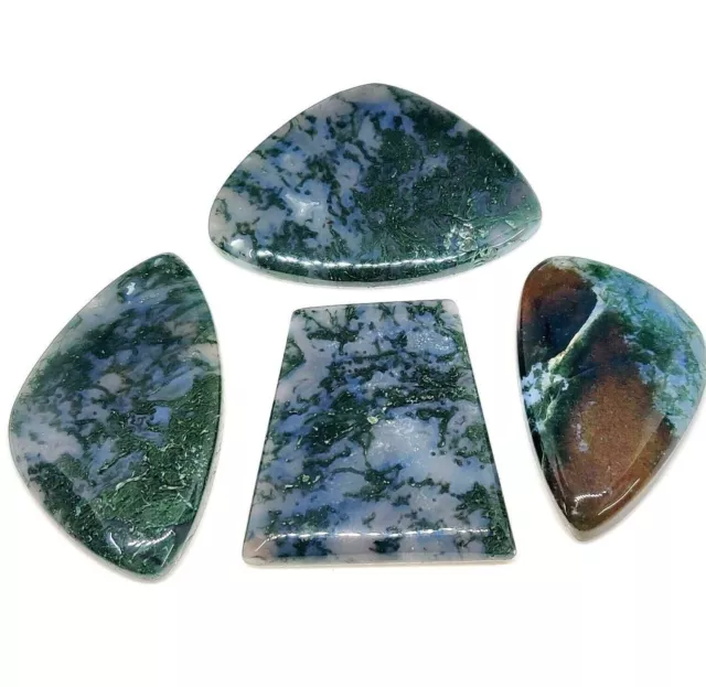 Natural Alluring Moss Agate Mix Cabochon Handmade Loose Gemstone Lot 235 cts.