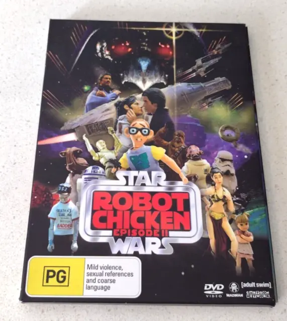 Robot Chicken Star Wars Episode 2 DVD 2009  VGC Region 4 Digipak