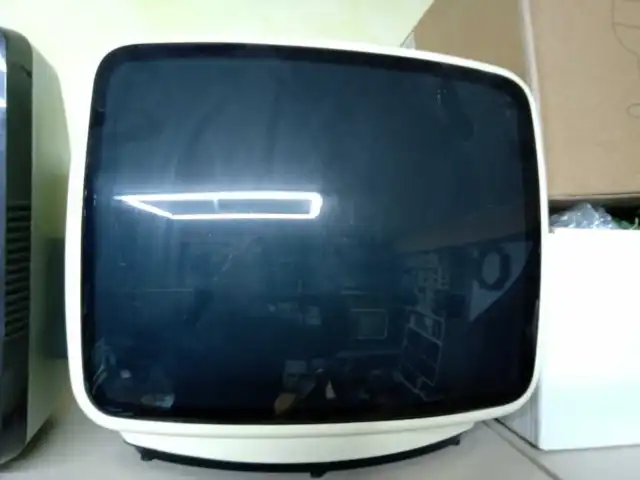 Raro TV PRANDONI 17 Pollici Televisore B/N Vintage Design TESTATO e FUNZIONANTE