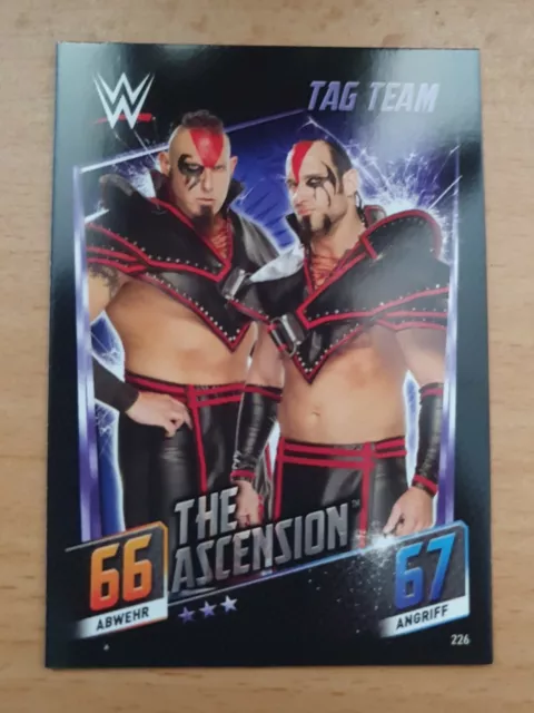 WWE Karte 226 The ASCENSION / 2015 Slam Attax Then Now Forever Wrestling Card